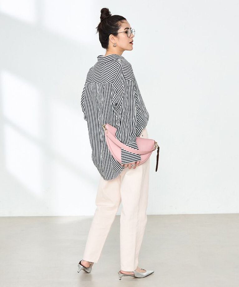 Rie Miller「【RM denim】ハイウエストスリムテーパードデニム」|デニム|