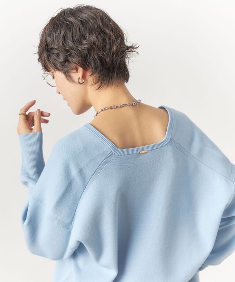 NOLLEY'S sophi「《手洗い可能》深Vネックプルオーバーニット」|ニット・セーター|
