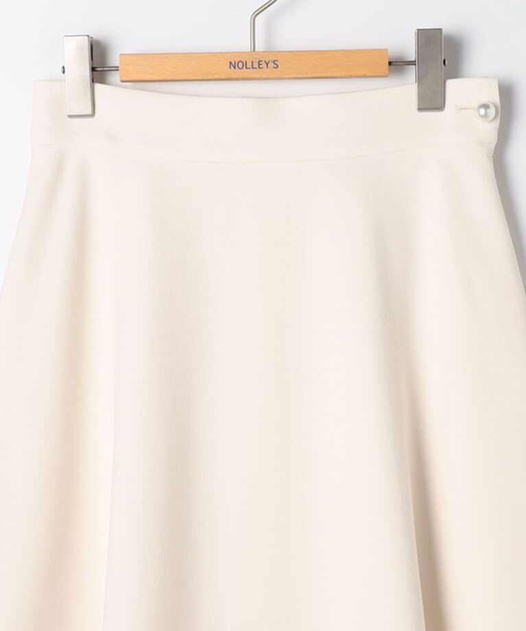 NOLLEY'S「《セットアップ対応》ウォッシャブルウール調サージストレッチフレアスカート」|フレア|