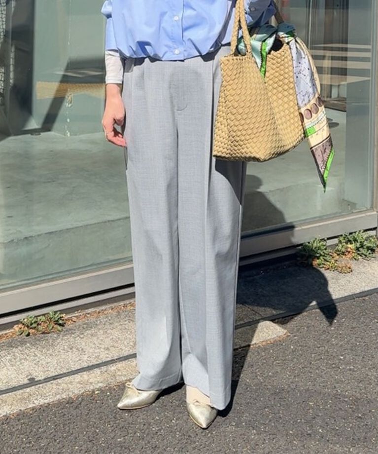 NOLLEY'S「《オールシーズン対応》ウォッシャブルHandsomeサスペンダー2WAYパンツ」|その他|ライトグレー
