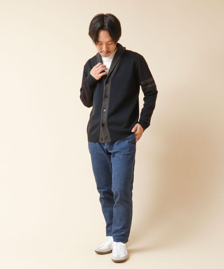 NOLLEY'S goodman「《デオドラント加工》ミラノリブ ショールカラーカーディガン 24AW」|カーディガン|