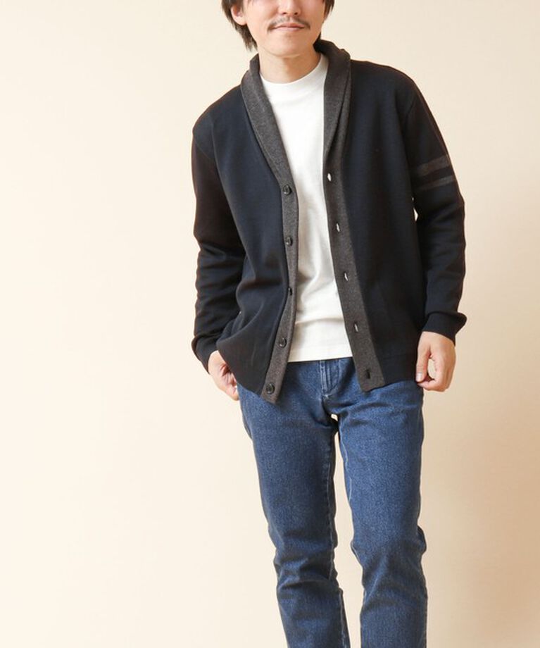 NOLLEY'S goodman「《デオドラント加工》ミラノリブ ショールカラーカーディガン 24AW」|カーディガン|