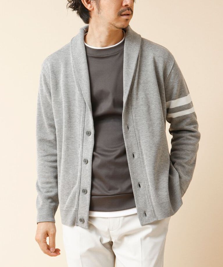 NOLLEY'S goodman「《デオドラント加工》ミラノリブ ショールカラーカーディガン 24AW」|カーディガン|
