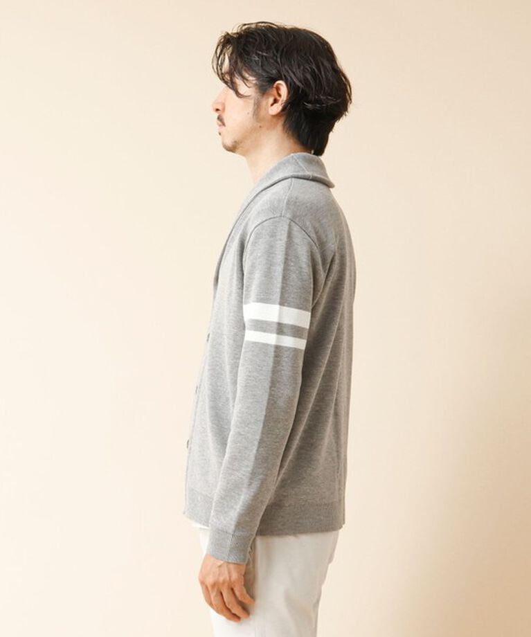 NOLLEY'S goodman「《デオドラント加工》ミラノリブ ショールカラーカーディガン 24AW」|カーディガン|