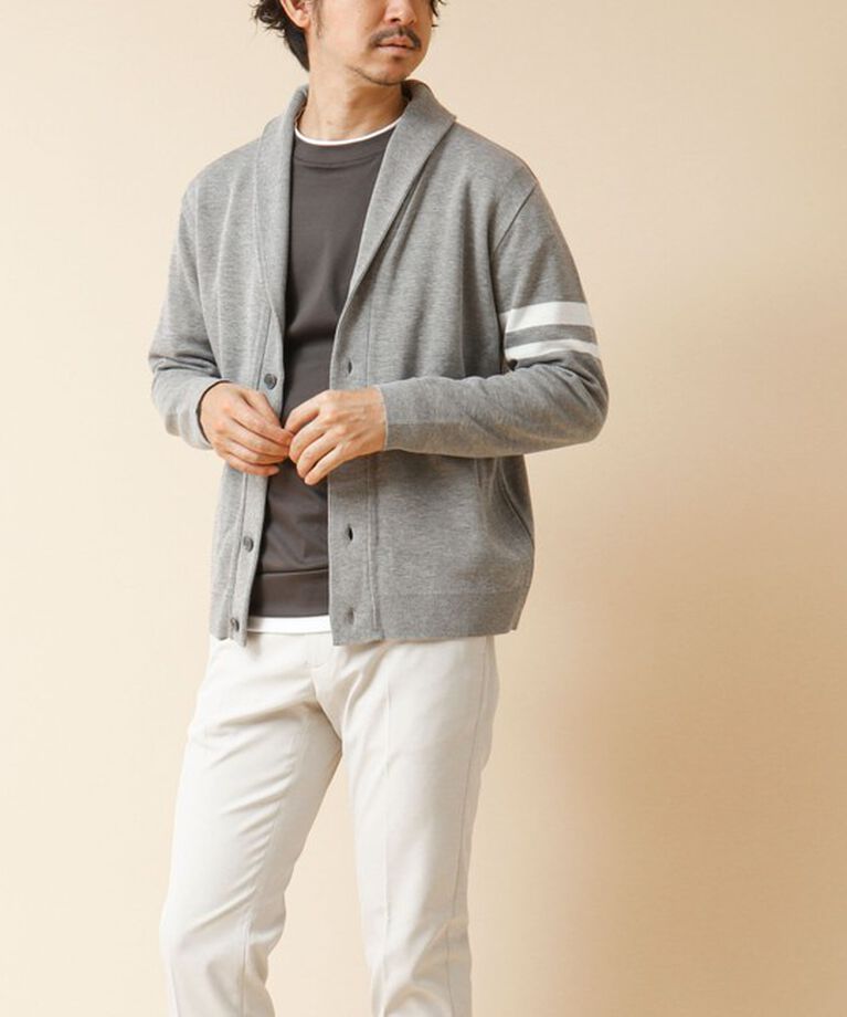 NOLLEY'S goodman「《デオドラント加工》ミラノリブ ショールカラーカーディガン 24AW」|カーディガン|