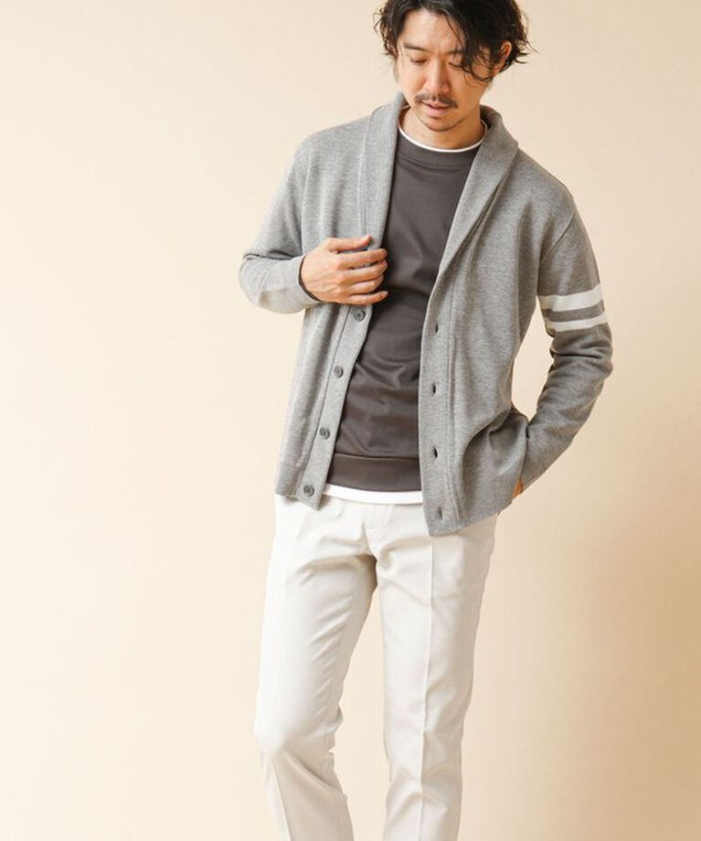 NOLLEY'S goodman「《デオドラント加工》ミラノリブ ショールカラーカーディガン 24AW」|カーディガン|