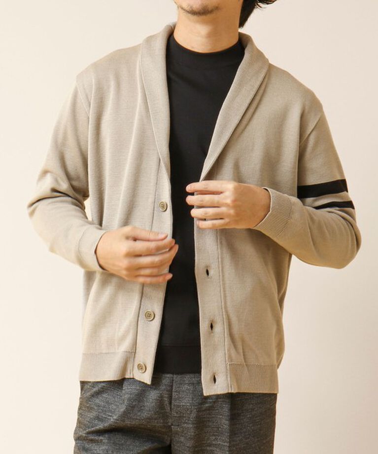 NOLLEY'S goodman「《デオドラント加工》ミラノリブ ショールカラーカーディガン 24AW」|カーディガン|