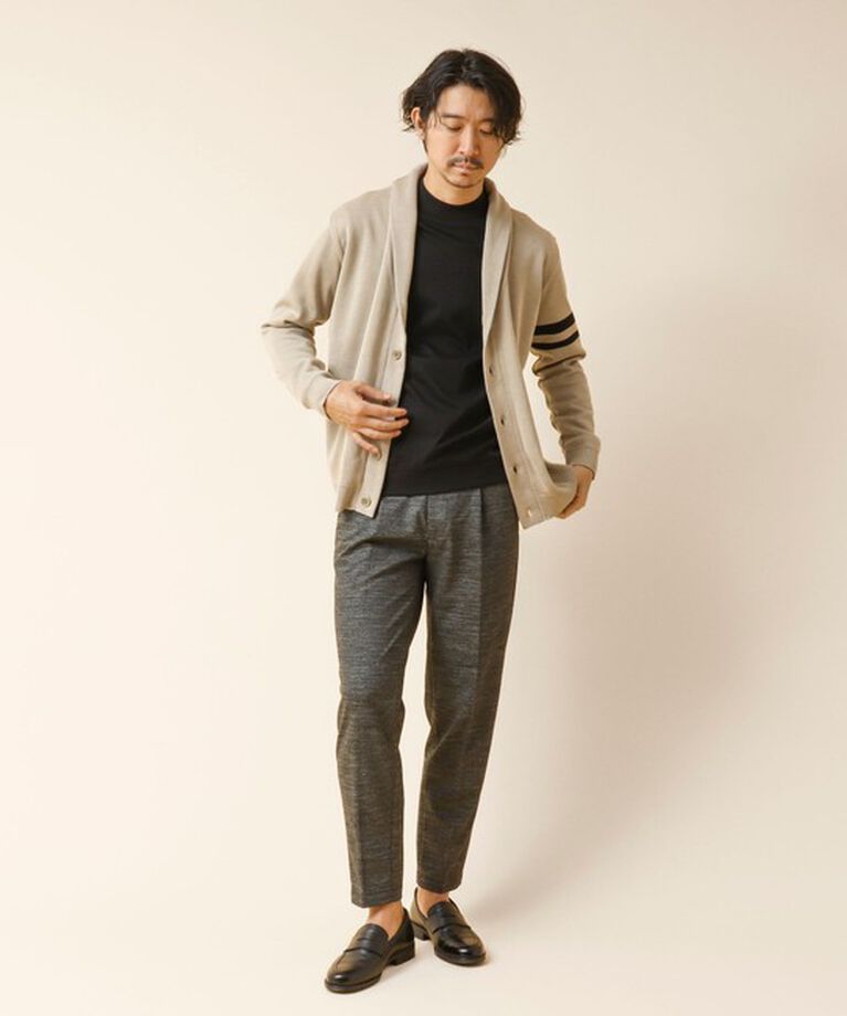 NOLLEY'S goodman「《デオドラント加工》ミラノリブ ショールカラーカーディガン 24AW」|カーディガン|