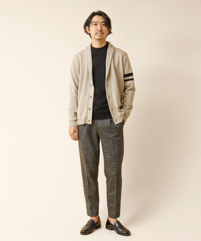 NOLLEY'S goodman「《デオドラント加工》ミラノリブ ショールカラーカーディガン 24AW」|カーディガン|