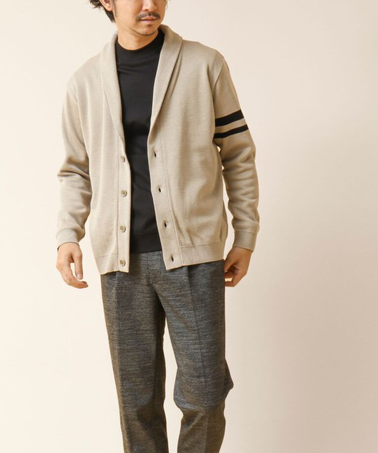 NOLLEY'S goodman「《デオドラント加工》ミラノリブ ショールカラーカーディガン 24AW」|カーディガン|