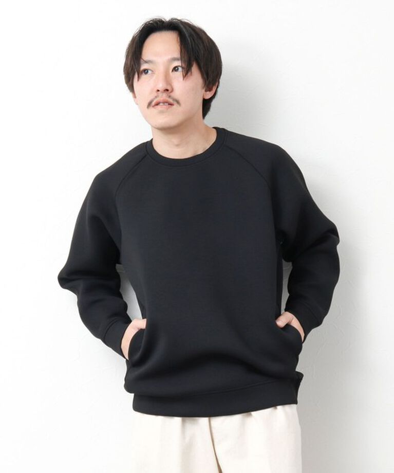 NOLLEY'S goodman「抗菌防臭・保温DRYクジラ刺繍ダンボールニットプルオーバー」|スウェット・ジャージ|