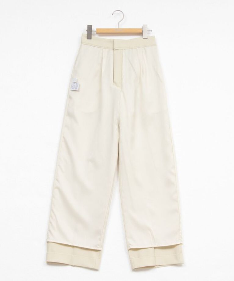 NOLLEY'S sophi「ウォッシャブルウール調サージワイドパンツ」|その他|