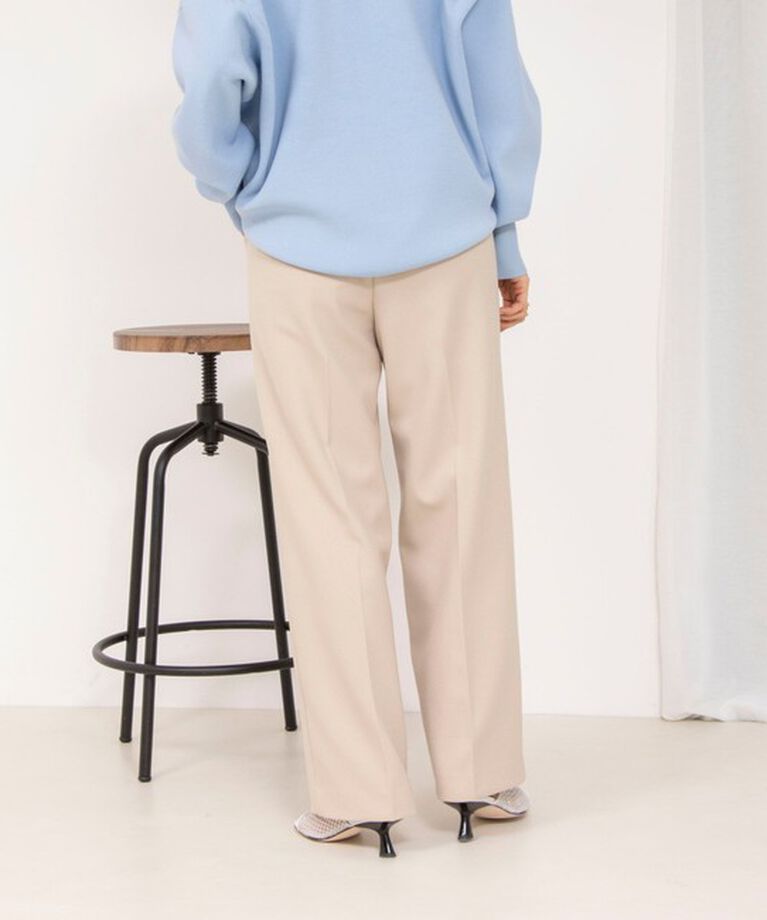 NOLLEY'S sophi「ウォッシャブルウール調サージワイドパンツ」|その他|