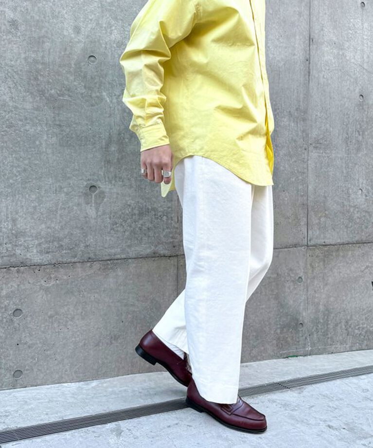 WORK ABOUT「NSOK デニム2タックワイドパンツ 25SS」|デニム|