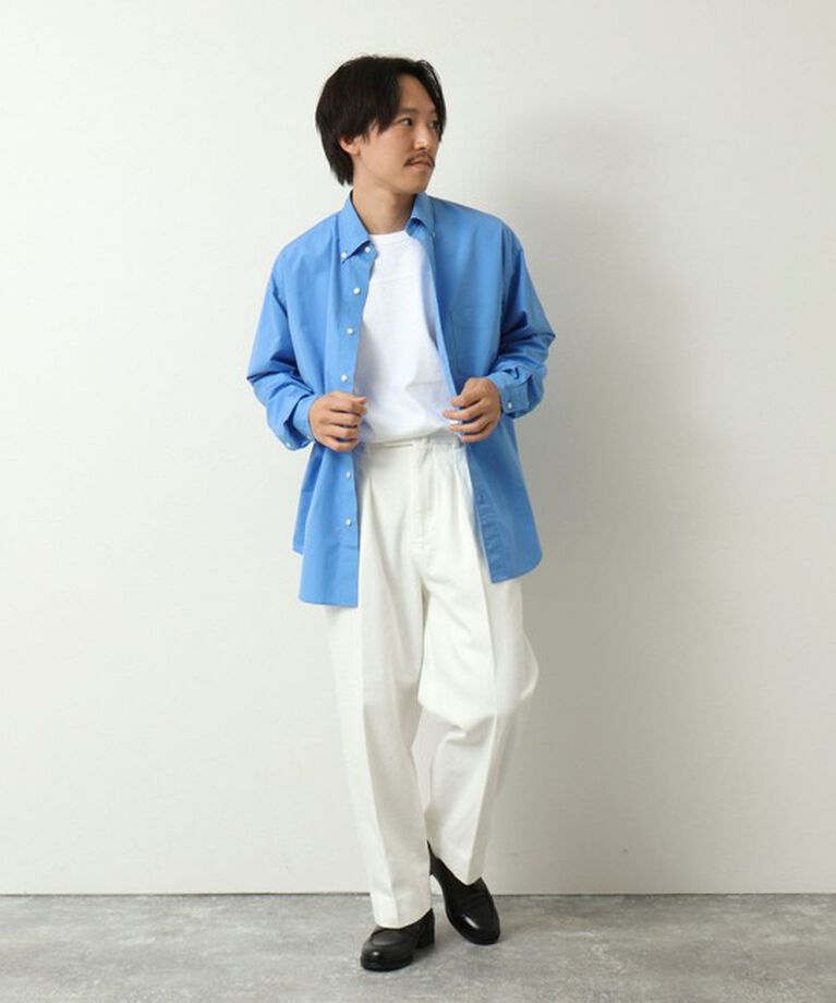 WORK ABOUT「NSOK デニム2タックワイドパンツ 25SS」|デニム|