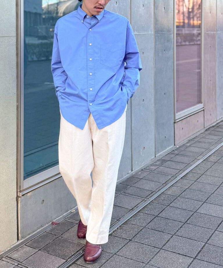 WORK ABOUT「NSOK デニム2タックワイドパンツ 25SS」|デニム|