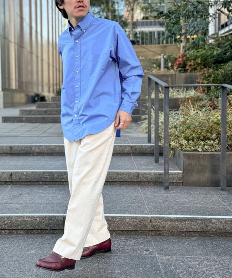 WORK ABOUT「NSOK デニム2タックワイドパンツ 25SS」|デニム|