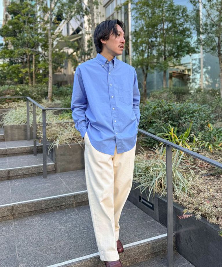 WORK ABOUT「NSOK デニム2タックワイドパンツ 25SS」|デニム|