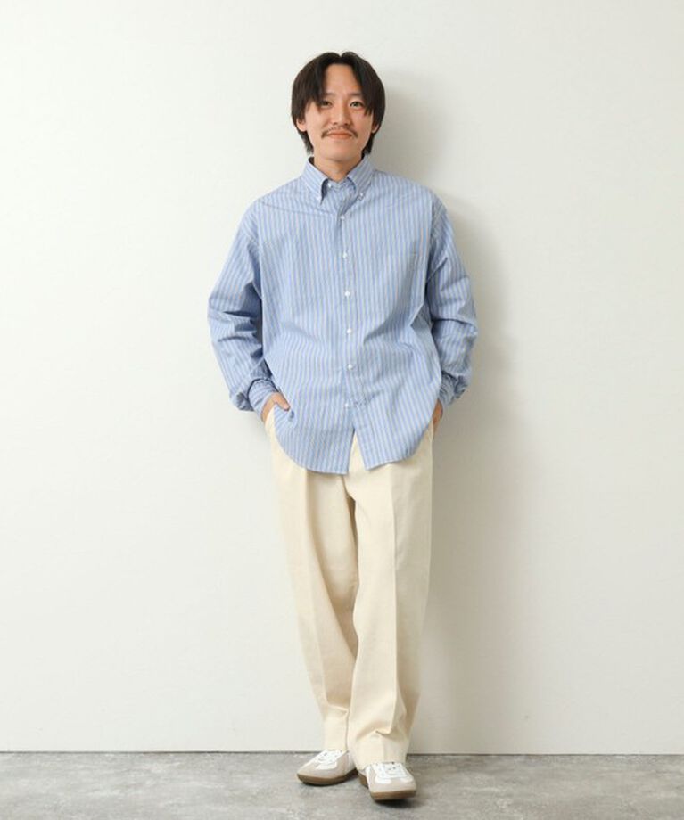 WORK ABOUT「NSOK デニム2タックワイドパンツ 25SS」|デニム|