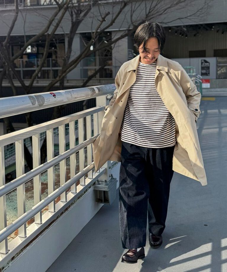 NOLLEY'S goodman「【TAION/タイオン】《ビジカジ対応》別注ステンカラーコート 25SS」|ステンカラーコート|