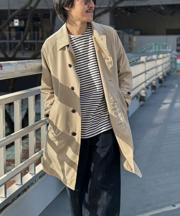 NOLLEY'S goodman「【TAION/タイオン】《ビジカジ対応》別注ステンカラーコート 25SS」|ステンカラーコート|