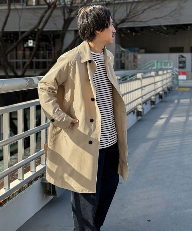 NOLLEY'S goodman「【TAION/タイオン】《ビジカジ対応》別注ステンカラーコート 25SS」|ステンカラーコート|