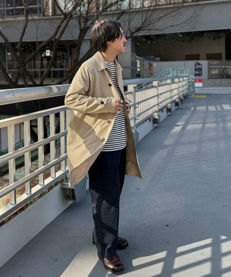 NOLLEY'S goodman「【TAION/タイオン】《ビジカジ対応》別注ステンカラーコート 25SS」|ステンカラーコート|