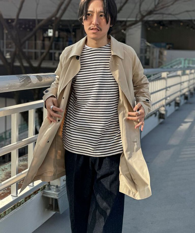 NOLLEY'S goodman「【TAION/タイオン】《ビジカジ対応》別注ステンカラーコート 25SS」|ステンカラーコート|