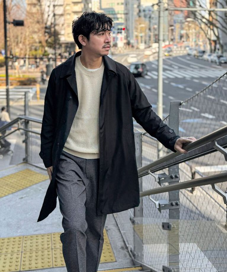 NOLLEY'S goodman「【TAION/タイオン】《ビジカジ対応》別注ステンカラーコート 25SS」|ステンカラーコート|