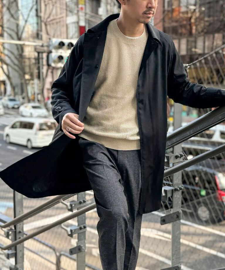 NOLLEY'S goodman「【TAION/タイオン】《ビジカジ対応》別注ステンカラーコート 25SS」|ステンカラーコート|