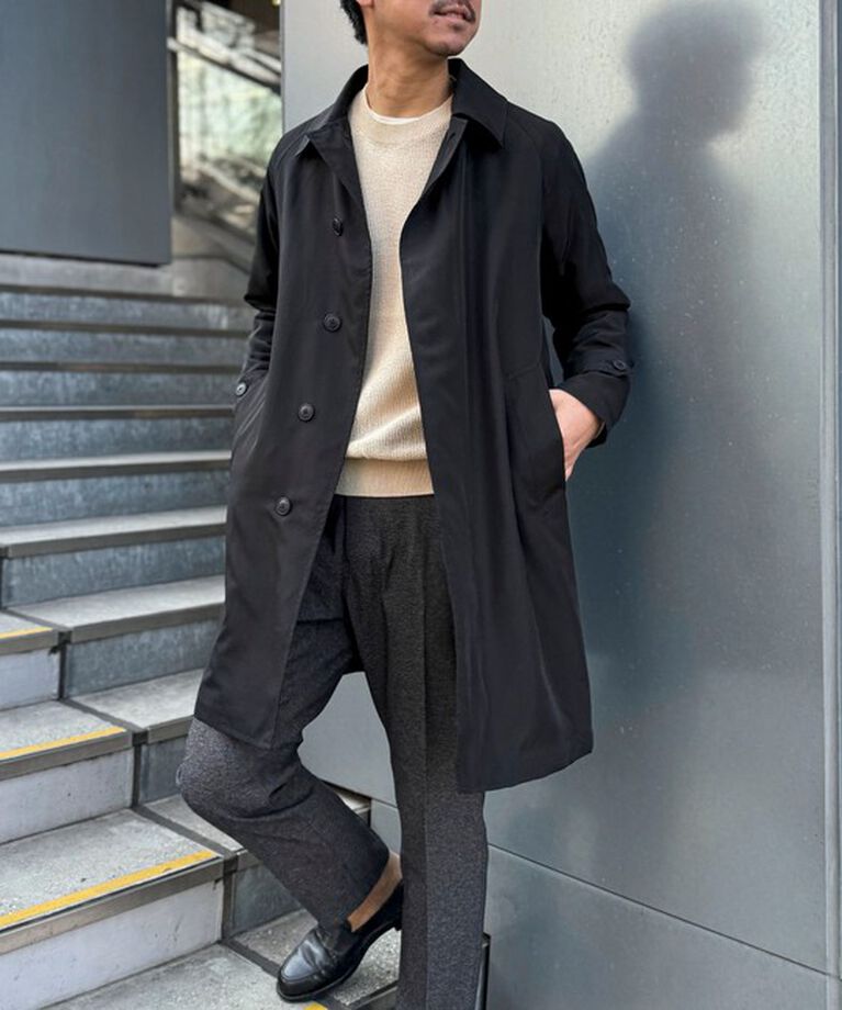 NOLLEY'S goodman「【TAION/タイオン】《ビジカジ対応》別注ステンカラーコート 25SS」|ステンカラーコート|
