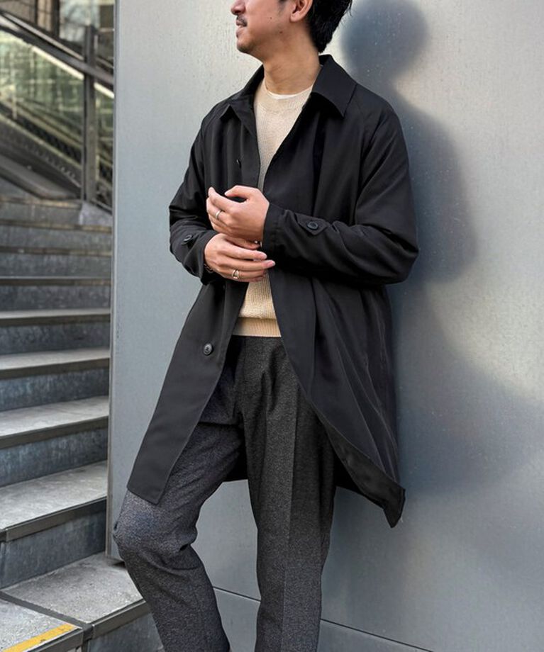 NOLLEY'S goodman「【TAION/タイオン】《ビジカジ対応》別注ステンカラーコート 25SS」|ステンカラーコート|