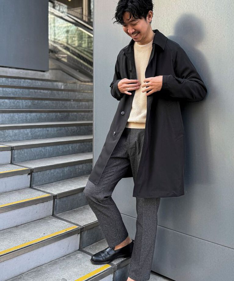 NOLLEY'S goodman「【TAION/タイオン】《ビジカジ対応》別注ステンカラーコート 25SS」|ステンカラーコート|