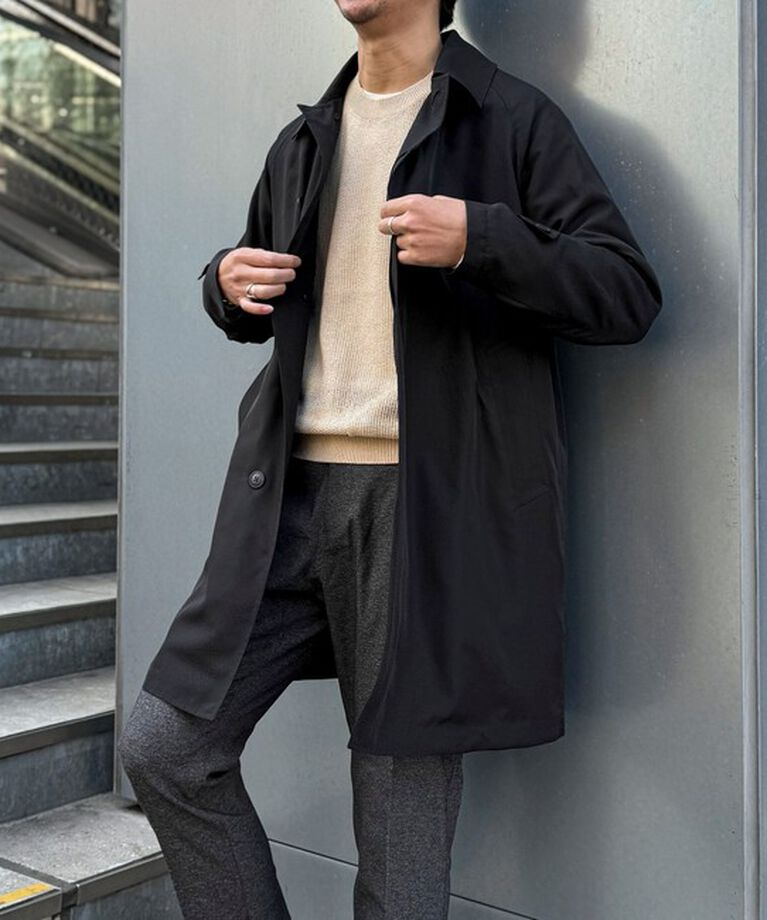 NOLLEY'S goodman「【TAION/タイオン】《ビジカジ対応》別注ステンカラーコート 25SS」|ステンカラーコート|