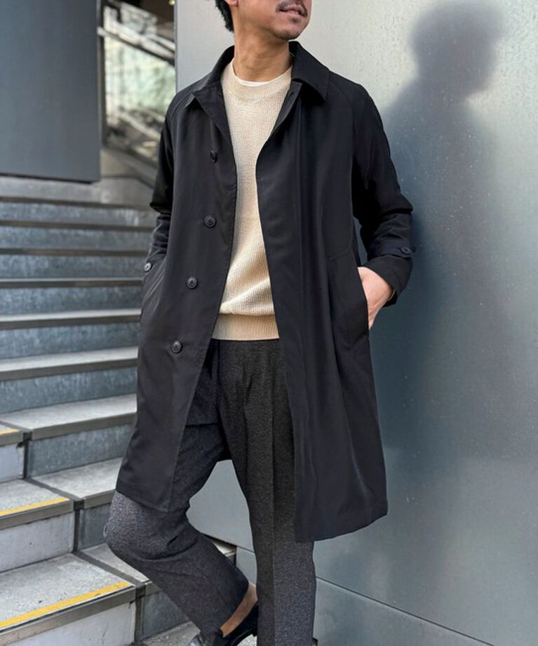 NOLLEY'S goodman「【TAION/タイオン】《ビジカジ対応》別注ステンカラーコート 25SS」|ステンカラーコート|