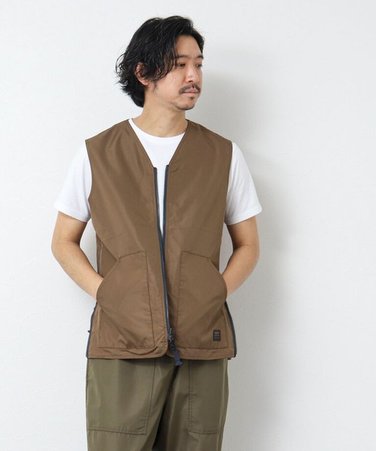 NOLLEY'S goodman「【TAION/タイオン】ノンダウン ミリタリー リバーシブル Vネックベスト 25SS」|ベスト・ジレ|