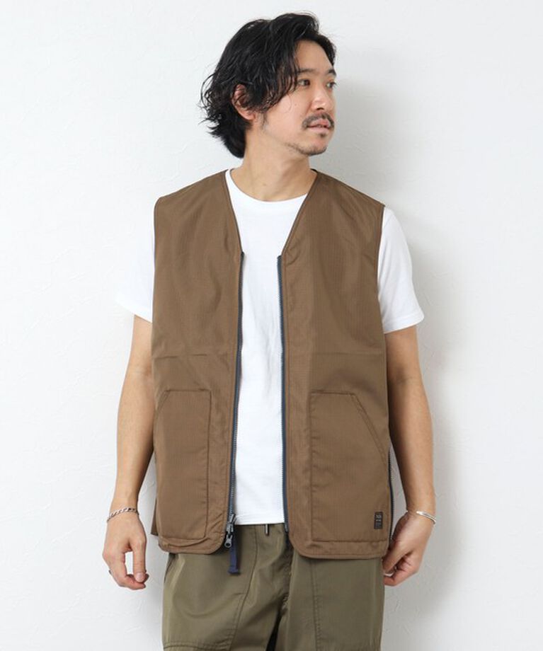 NOLLEY'S goodman「【TAION/タイオン】ノンダウン ミリタリー リバーシブル Vネックベスト 25SS」|ベスト・ジレ|
