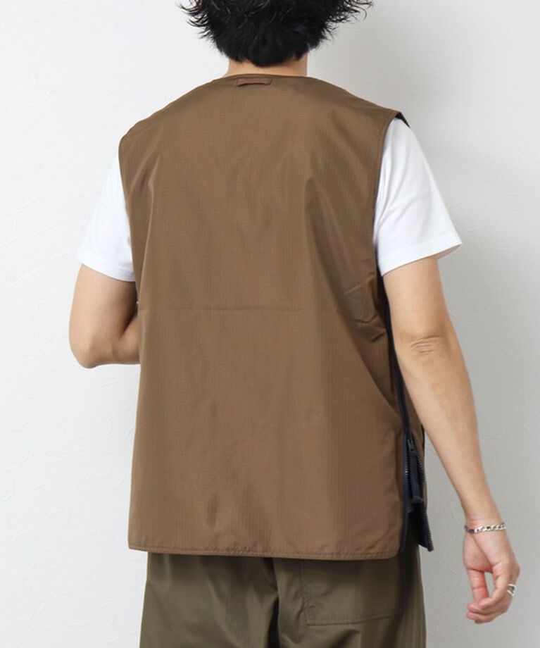 NOLLEY'S goodman「【TAION/タイオン】ノンダウン ミリタリー リバーシブル Vネックベスト 25SS」|ベスト・ジレ|