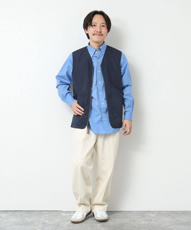 NOLLEY'S goodman「【TAION/タイオン】ノンダウン ミリタリー リバーシブル Vネックベスト 25SS」|ベスト・ジレ|
