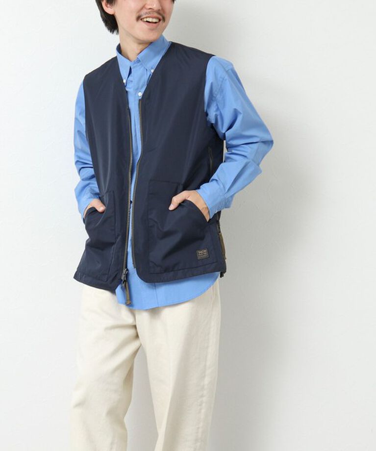 NOLLEY'S goodman「【TAION/タイオン】ノンダウン ミリタリー リバーシブル Vネックベスト 25SS」|ベスト・ジレ|