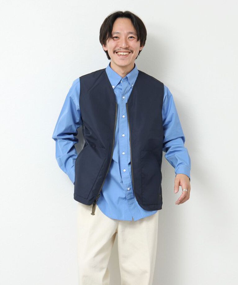 NOLLEY'S goodman「【TAION/タイオン】ノンダウン ミリタリー リバーシブル Vネックベスト 25SS」|ベスト・ジレ|