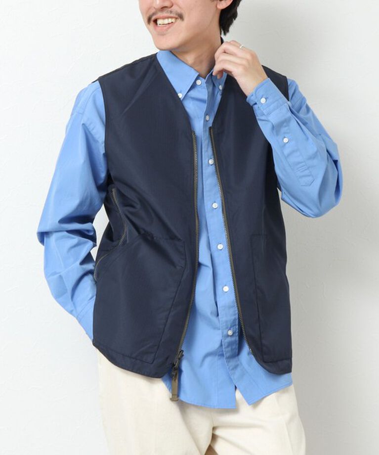 NOLLEY'S goodman「【TAION/タイオン】ノンダウン ミリタリー リバーシブル Vネックベスト 25SS」|ベスト・ジレ|