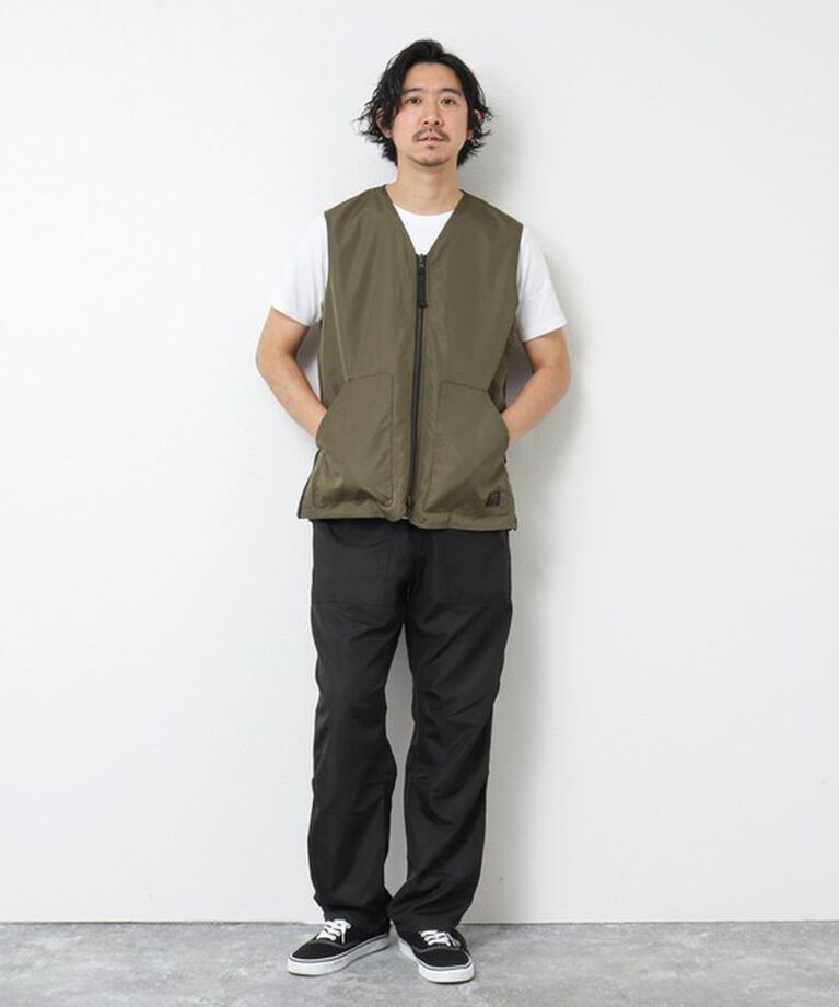 NOLLEY'S goodman「【TAION/タイオン】ノンダウン ミリタリー リバーシブル Vネックベスト 25SS」|ベスト・ジレ|