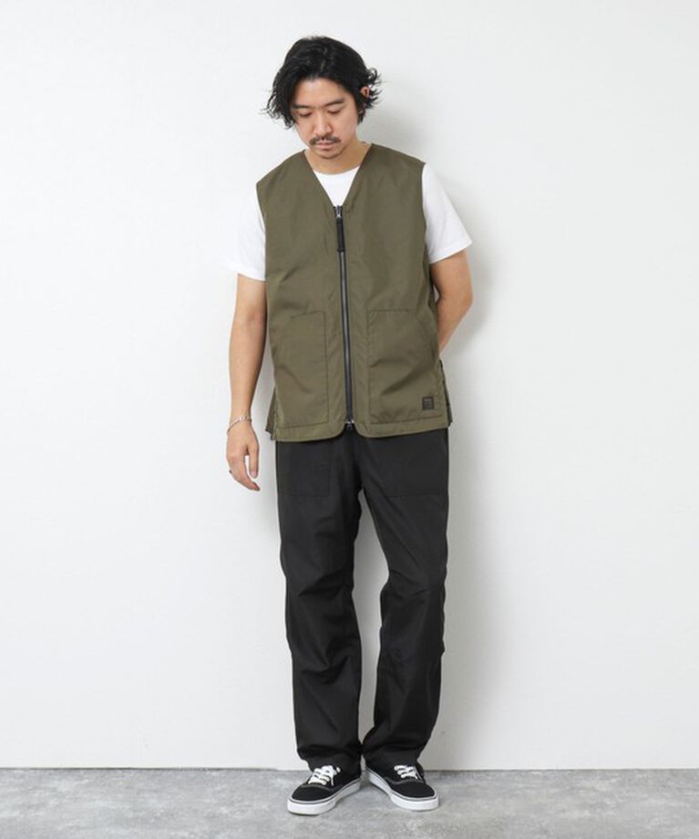 NOLLEY'S goodman「【TAION/タイオン】ノンダウン ミリタリー リバーシブル Vネックベスト 25SS」|ベスト・ジレ|