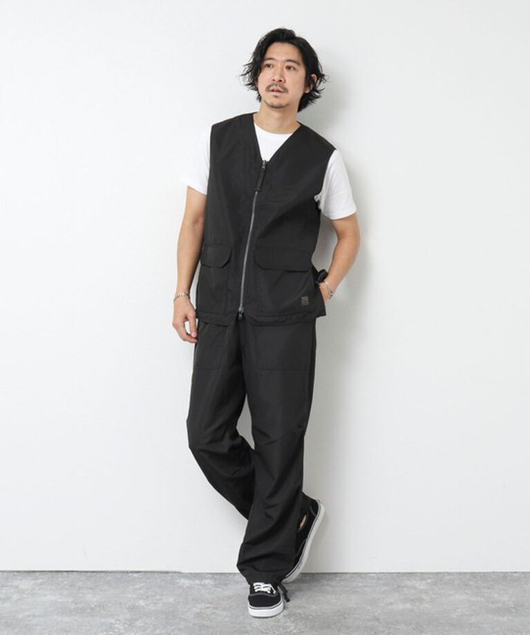 NOLLEY'S goodman「【TAION/タイオン】ノンダウン ミリタリー リバーシブル Vネックベスト 25SS」|ベスト・ジレ|