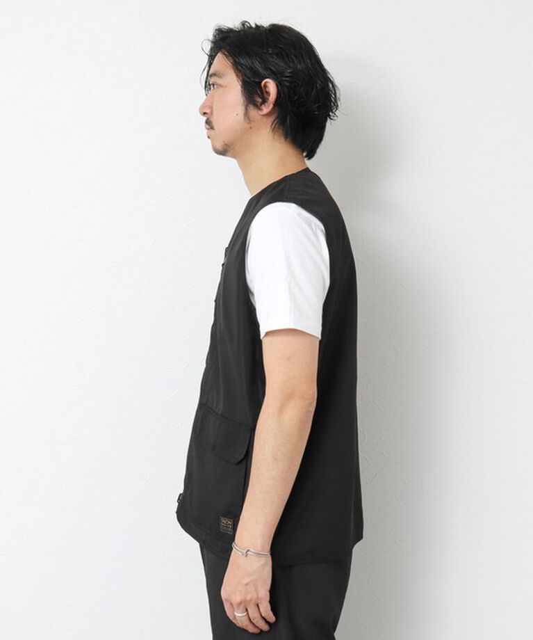 NOLLEY'S goodman「【TAION/タイオン】ノンダウン ミリタリー リバーシブル Vネックベスト 25SS」|ベスト・ジレ|