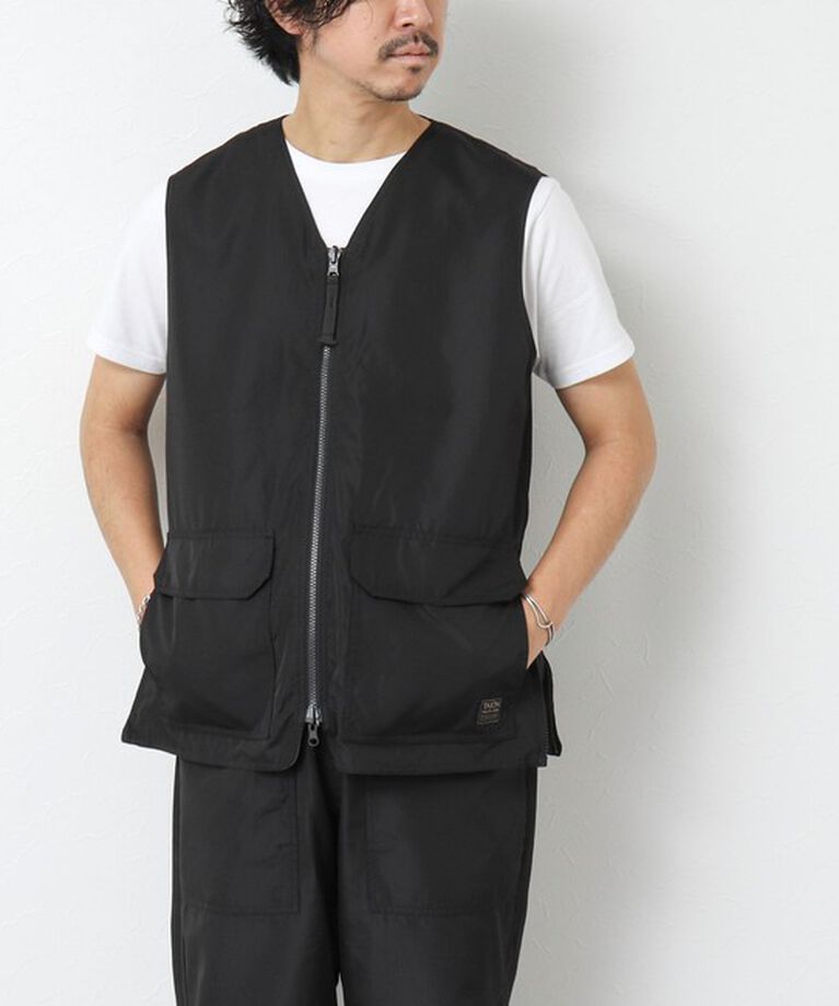 NOLLEY'S goodman「【TAION/タイオン】ノンダウン ミリタリー リバーシブル Vネックベスト 25SS」|ベスト・ジレ|