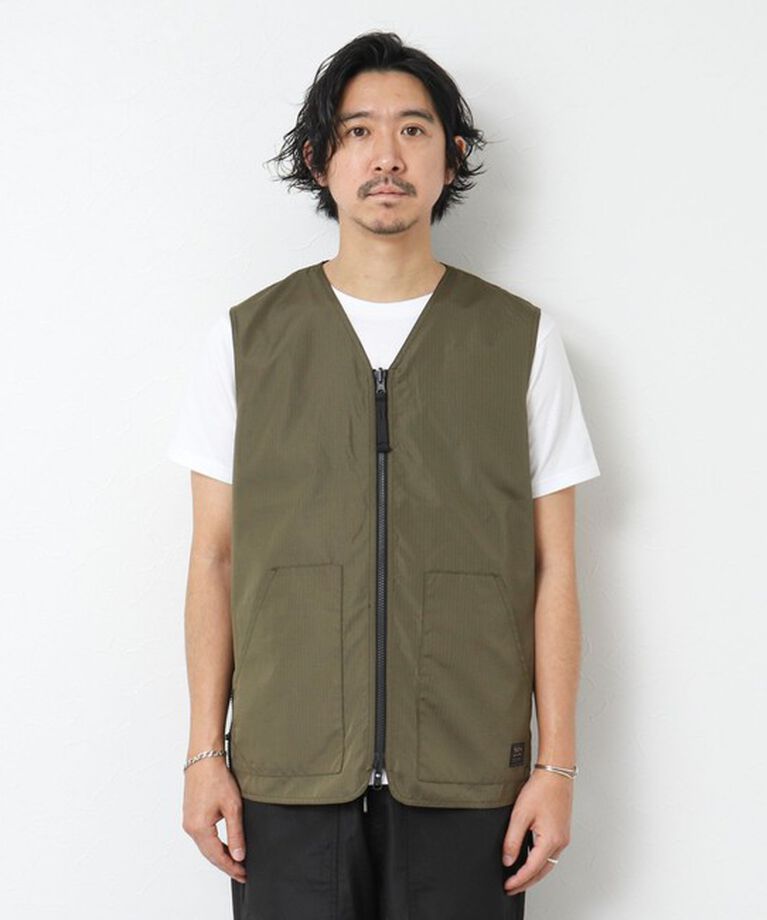 NOLLEY'S goodman「【TAION/タイオン】ノンダウン ミリタリー リバーシブル Vネックベスト 25SS」|ベスト・ジレ|