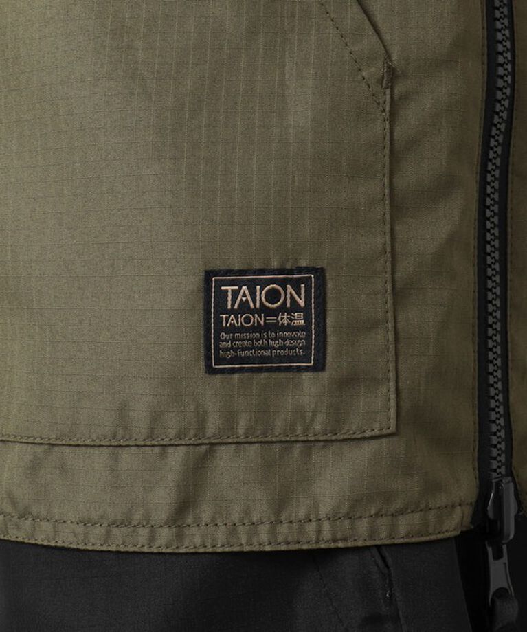 NOLLEY'S goodman「【TAION/タイオン】ノンダウン ミリタリー リバーシブル Vネックベスト 25SS」|ベスト・ジレ|