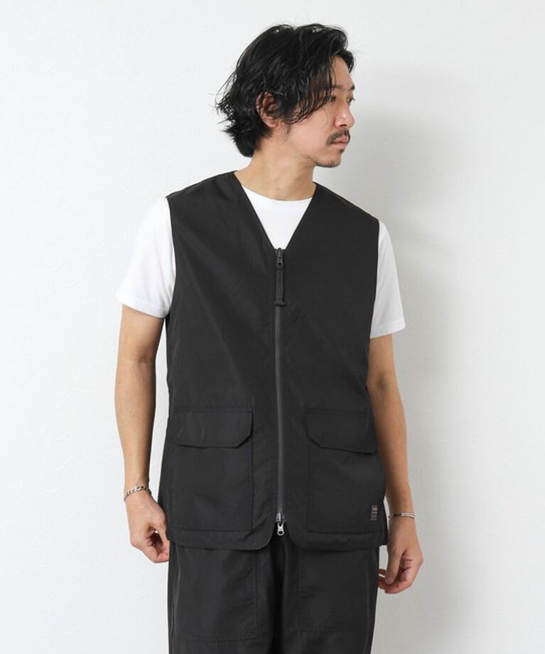 NOLLEY'S goodman「【TAION/タイオン】ノンダウン ミリタリー リバーシブル Vネックベスト 25SS」|ベスト・ジレ|